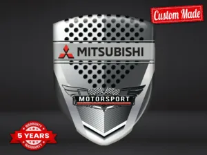 Mitsubishi Pegatinas En Relieve Máximo Estilo Pro Rendimiento